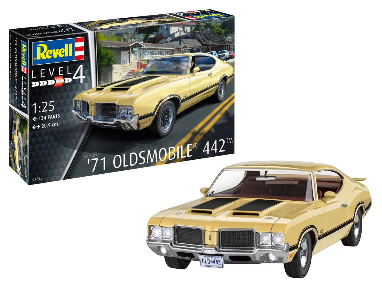 Revell of Germany 1/25 1971 Olds 442 Coupe 7695